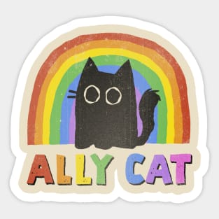 Ally Cat Sticker